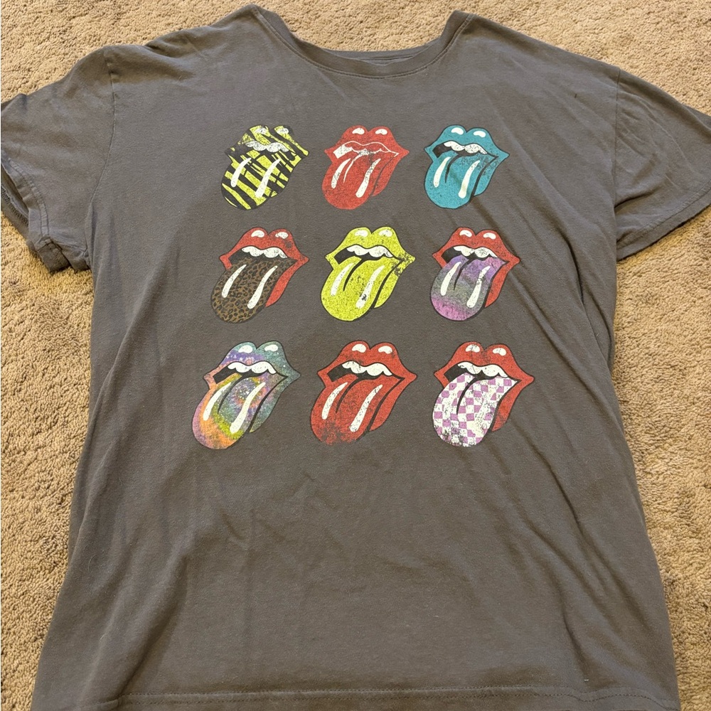 The Rolling Stones Gray Tee